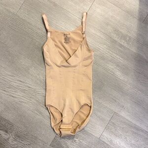 Women's Beige Shapewear Bodysuit